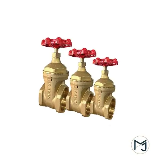 شیر فلكه کشویی برنجی سامین سایز 1 اینچ