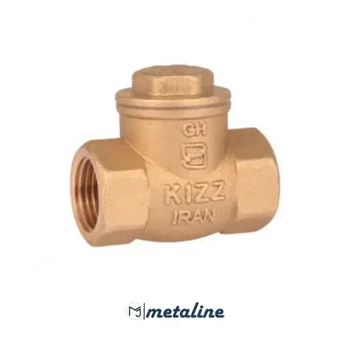 شیر یکطرفه دریچه ای برنجی سایز 1/2 اینچ کیز ایران